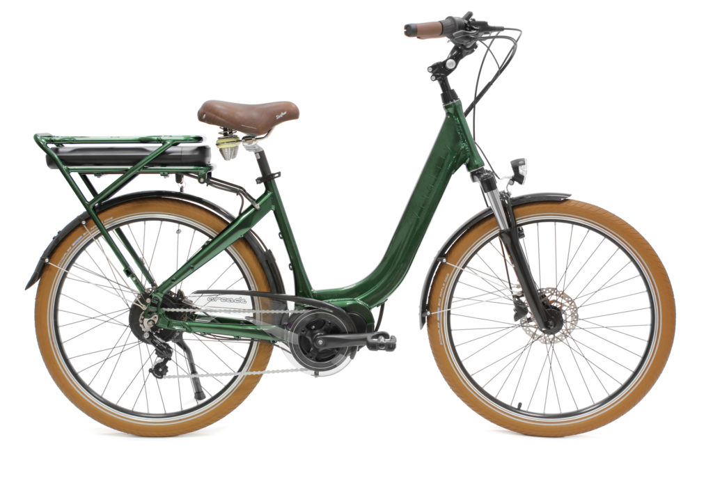 Velo electrique Arcade Vitality Vintage Vert 26 Cycles Jamme